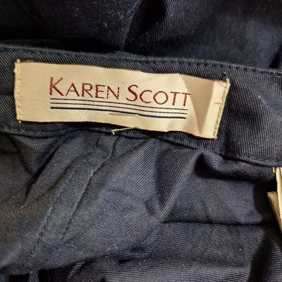 Vintage Karen Scott tapestry Deck of Cards Vest size Large - Picture 4 of 5